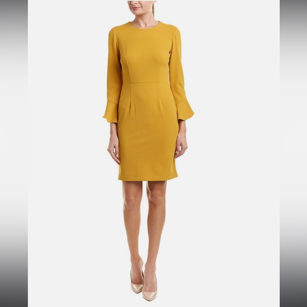 Donna Morgan Long Sleeve Sheath Dress